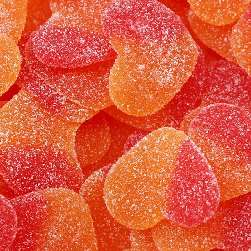 Image de Coeur De Pêche, une friandise savoureuse disponible sur Friandises Magic.