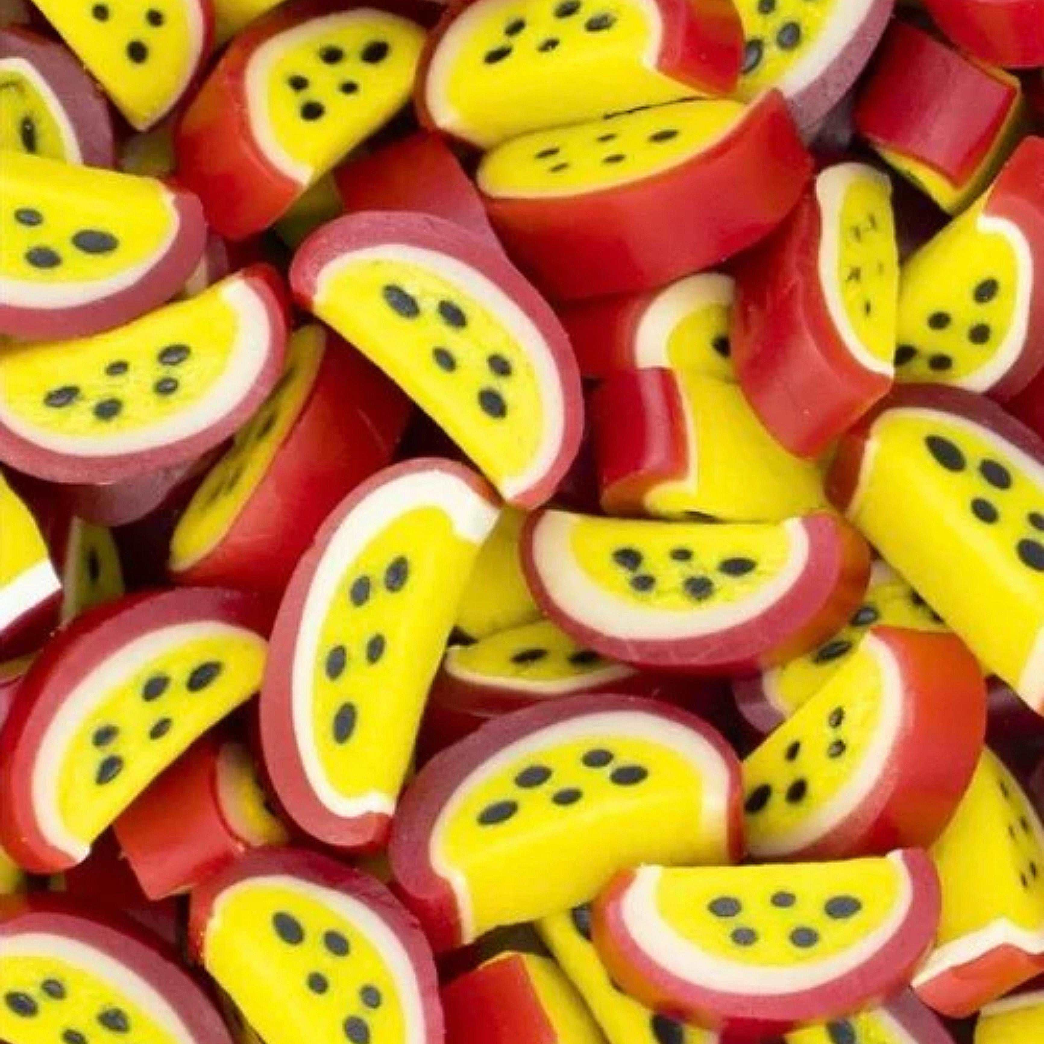 Image de Tranches Fruit De La Passion, une friandise savoureuse disponible sur Friandises Magic.